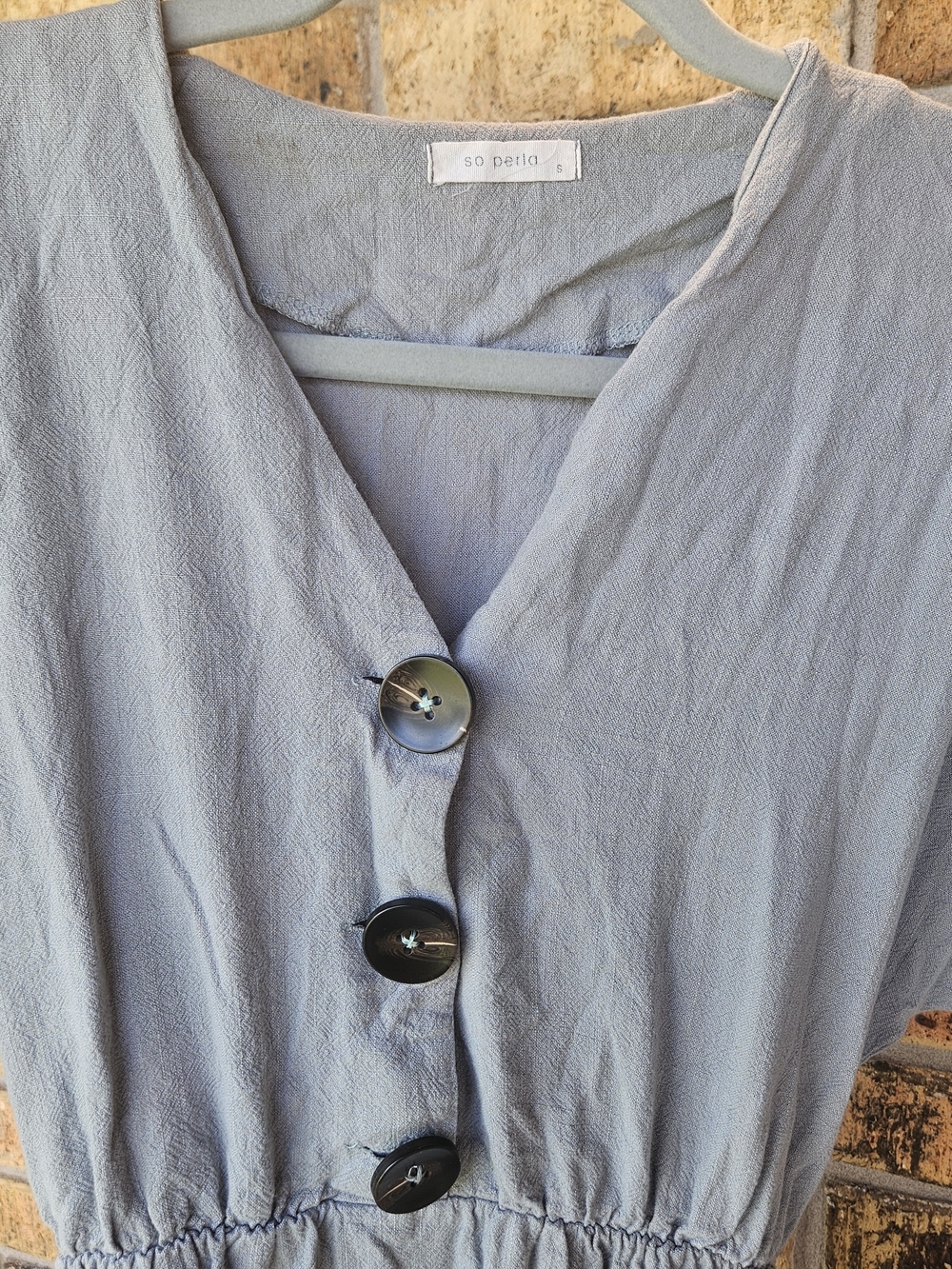 Dusty Blue/gray Dress